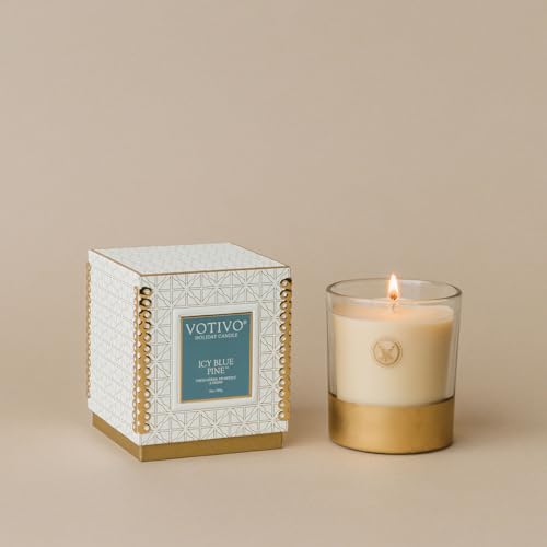 Icy Blue Pine 10oz Holiday Candle